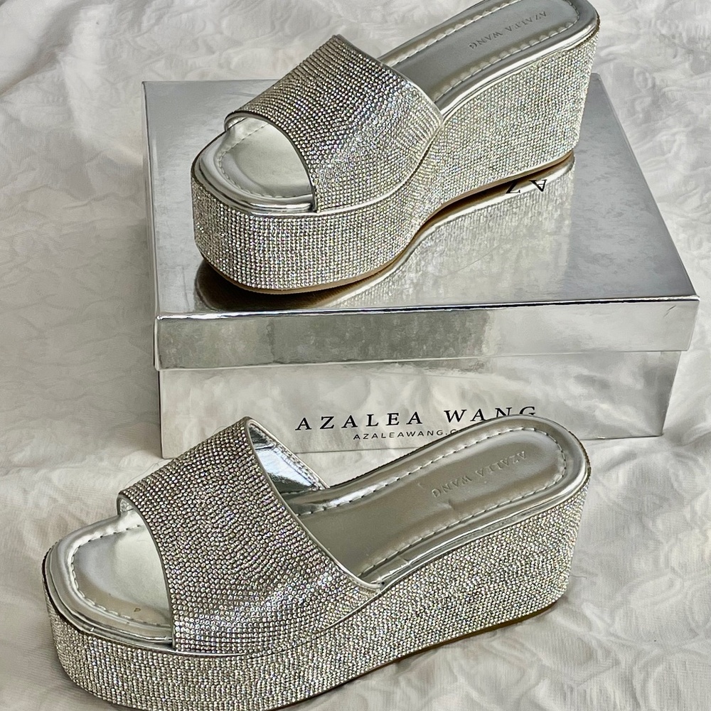 Azalea Wang Platform Wedge Slide Sandal